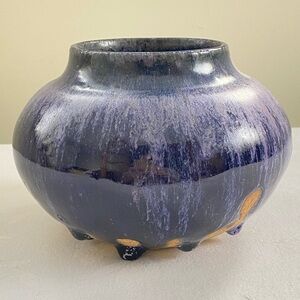 Vintage Studio Art Pottery Hand Thrown Stoneware Pot 1970s